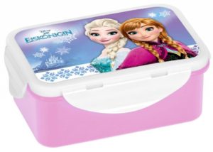 Plastová dóza Anna a Elsa z rozprávky Frozen.