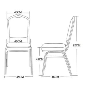 Elastický návlek na stoličku v bielej farbe.